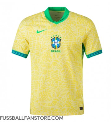 Brasilien Replik Heimtrikot Copa America 2024 Kurzarm